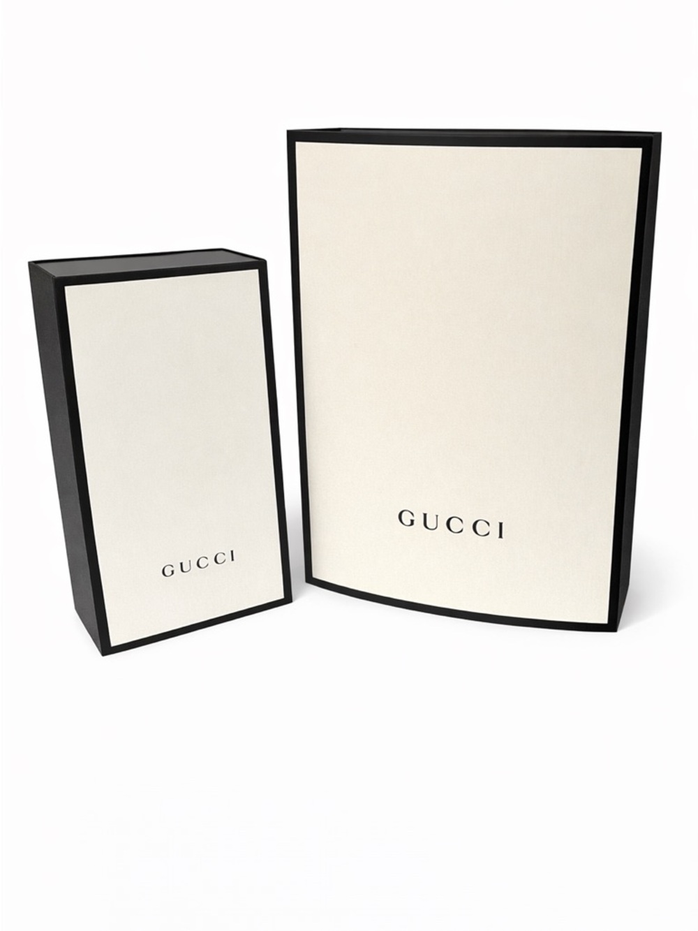 Gucci Box Set in Cream and Black- L and XL